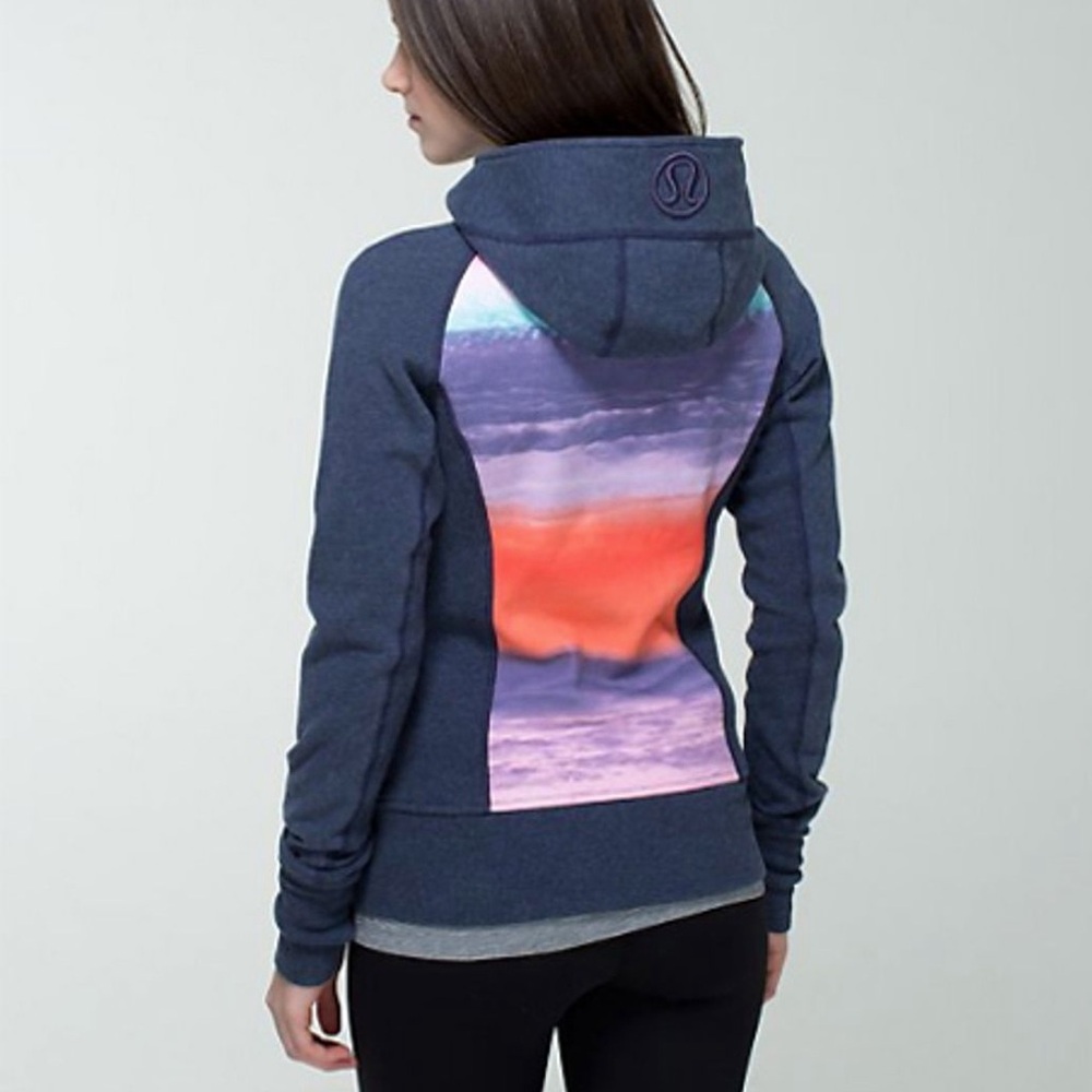 Lululemon Scuba Hoodie II Heathered Cadet Blue / Cadet Blue / Beachscape Multi 8